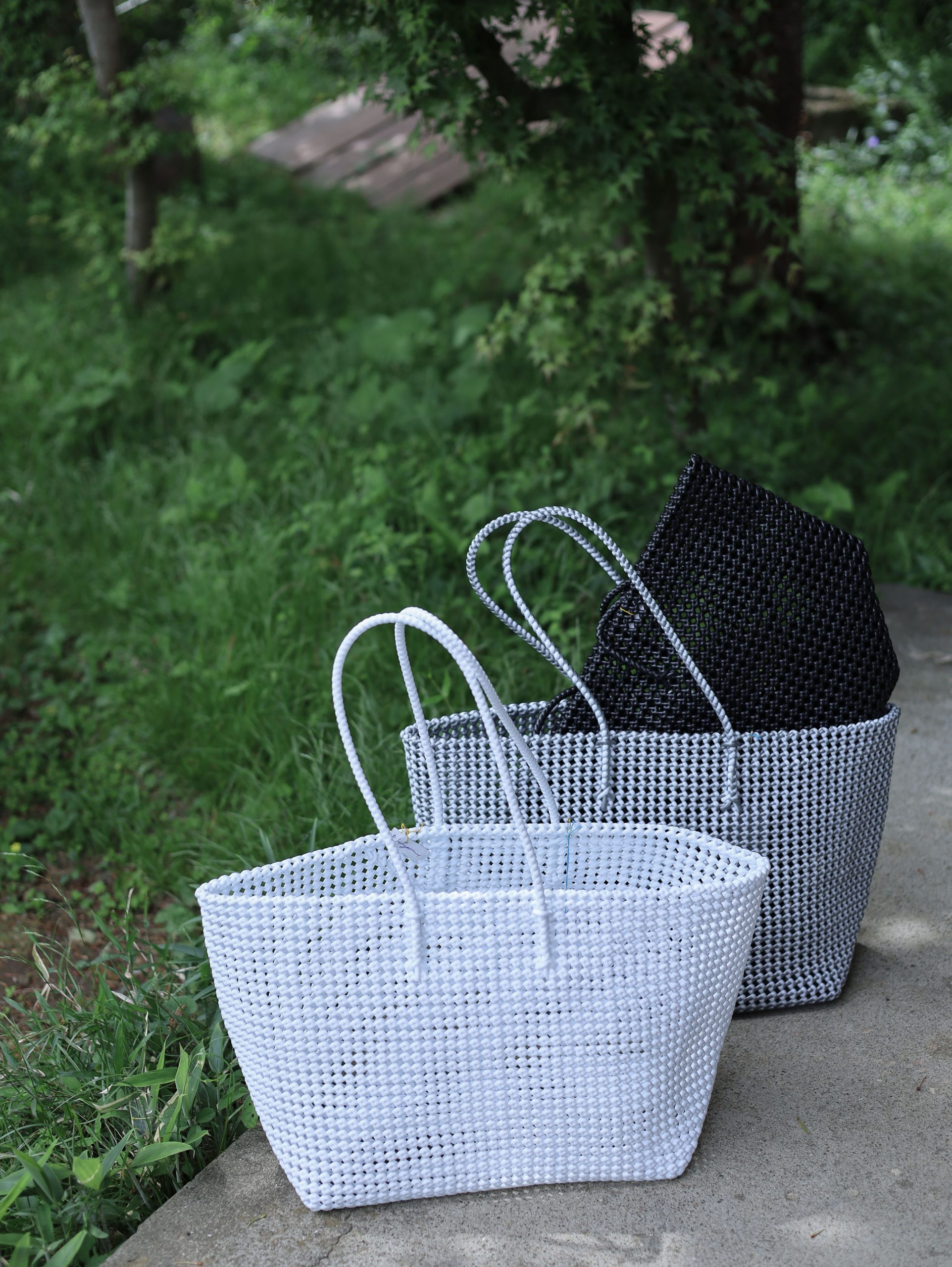 wire basket ( L ) Black